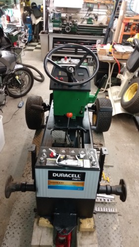 GARDEN TRACTOR TO ELECTRIC CONVERSION / JOHN DEERE 214