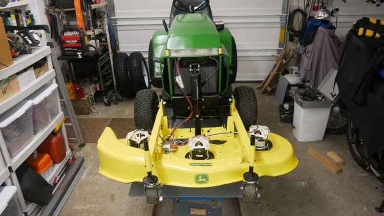 FRONT MOUNTED ELECTRIC MOWER DECK FOR John Deere ELECTRIC GARDEN